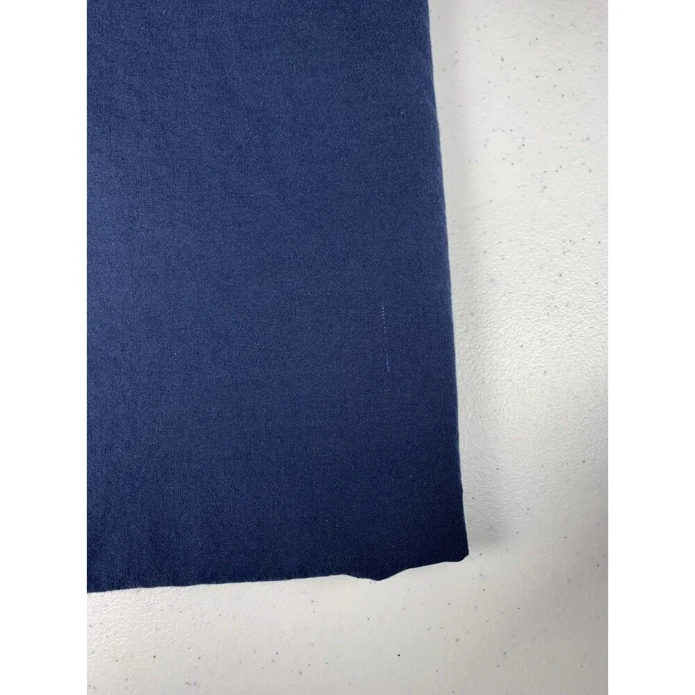 Lane Linen Flat Sheet Twin XL Blue 100% Organic Cotton GOTS Certified 108x66